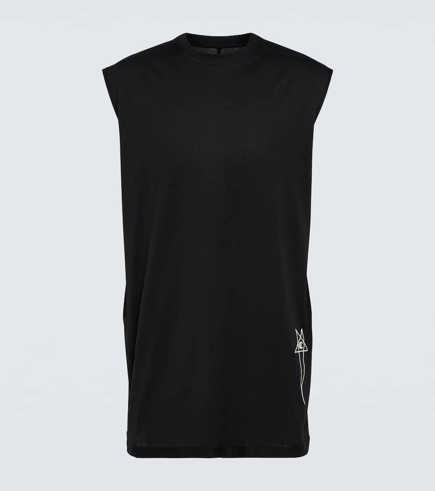 RICK OWENS Black Champion Edition Tarp T-shirt Product Image