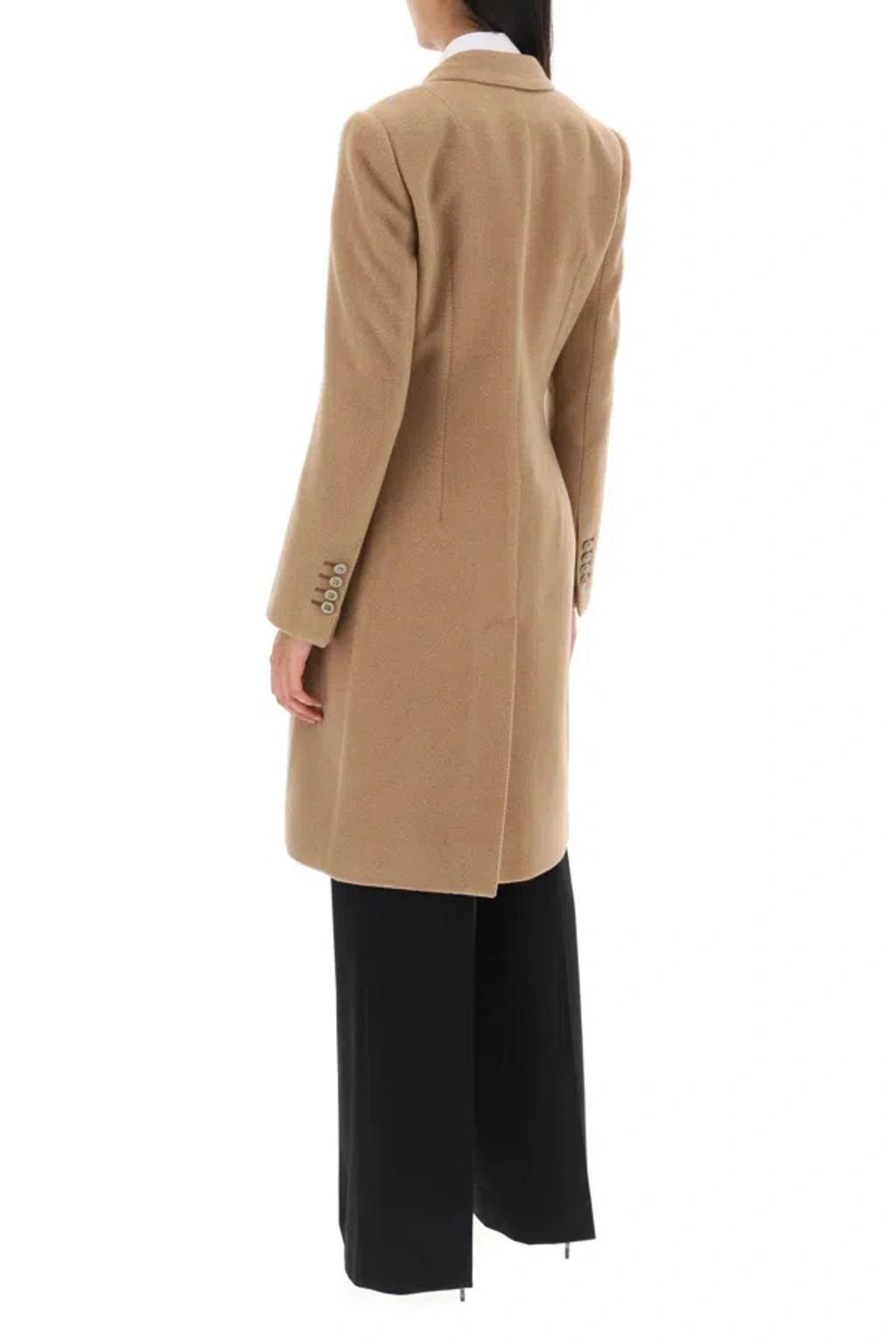 Single-breasted Wool Coat In M0179 Product Image