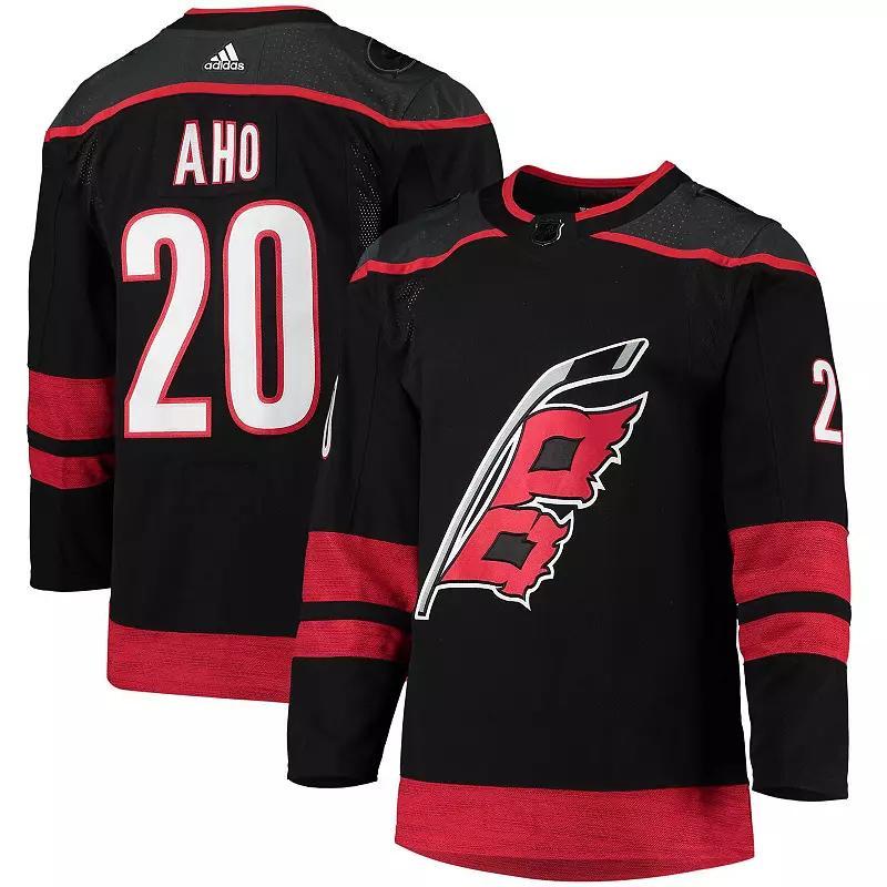 Mens adidas Sebastian Aho Carolina Hurricanes Alternate Primegreen Authentic Pro Player Jersey Product Image