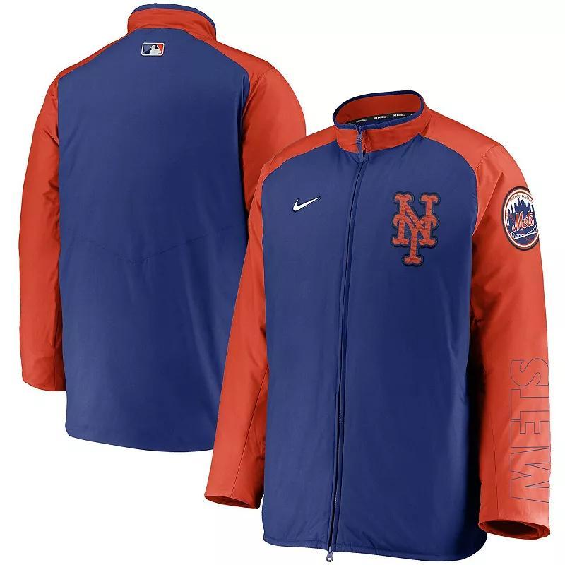 Mens Royal, Orange New York Mets Authentic Collection Dugout Full-Zip Jacket Product Image