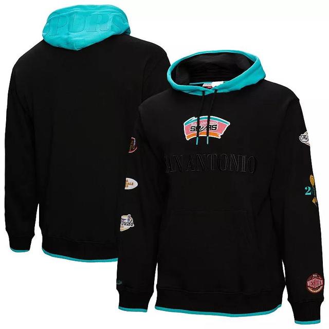 Mens Mitchell & Ness San Antonio Spurs Hardwood Classics Team OG 3.0 Pullover Hoodie Product Image