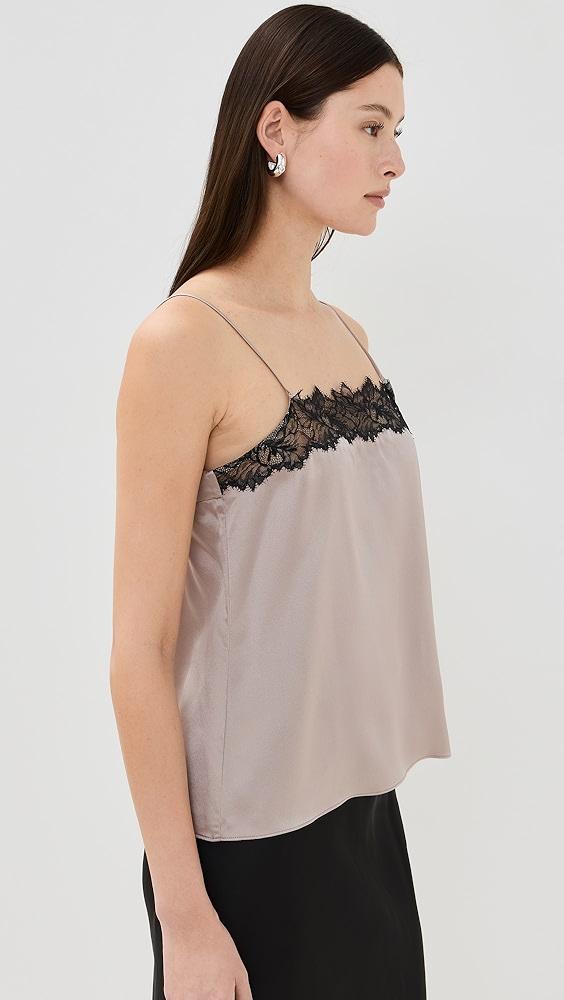 Sablyn Lace Trim Square Neck Cami | Shopbop Product Image