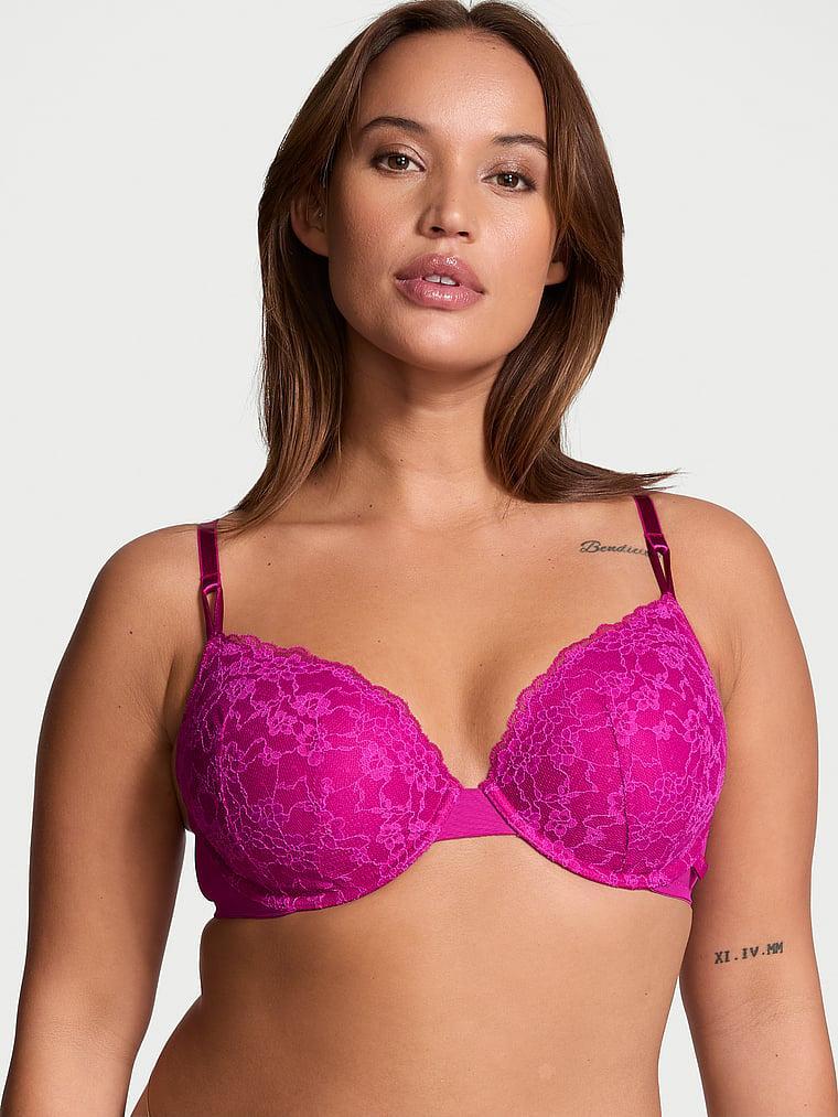 Sexy Tee Posey Lace Lightly Lined Demi Bra Product Image