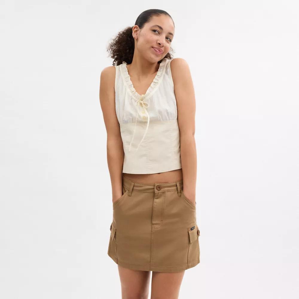 Cargo Skirt In Organic Cotton Product Image