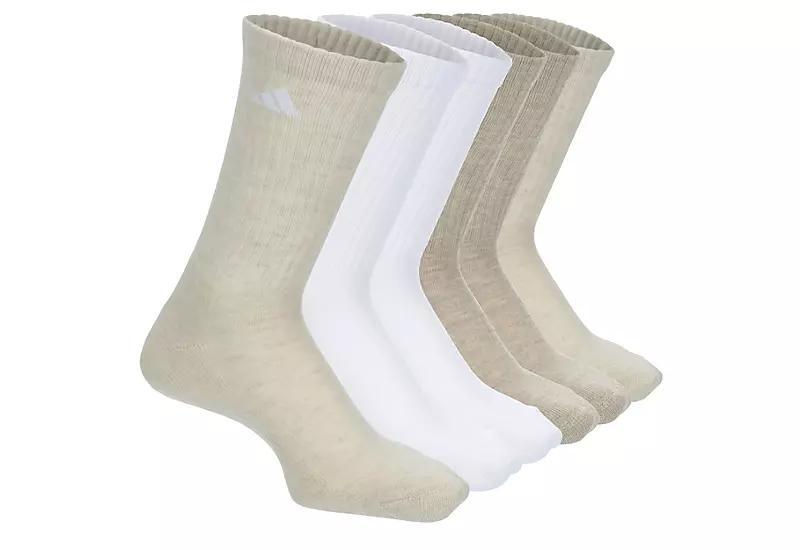 Adidas Womens Cushioned Crew Socks 6 Pairs Product Image