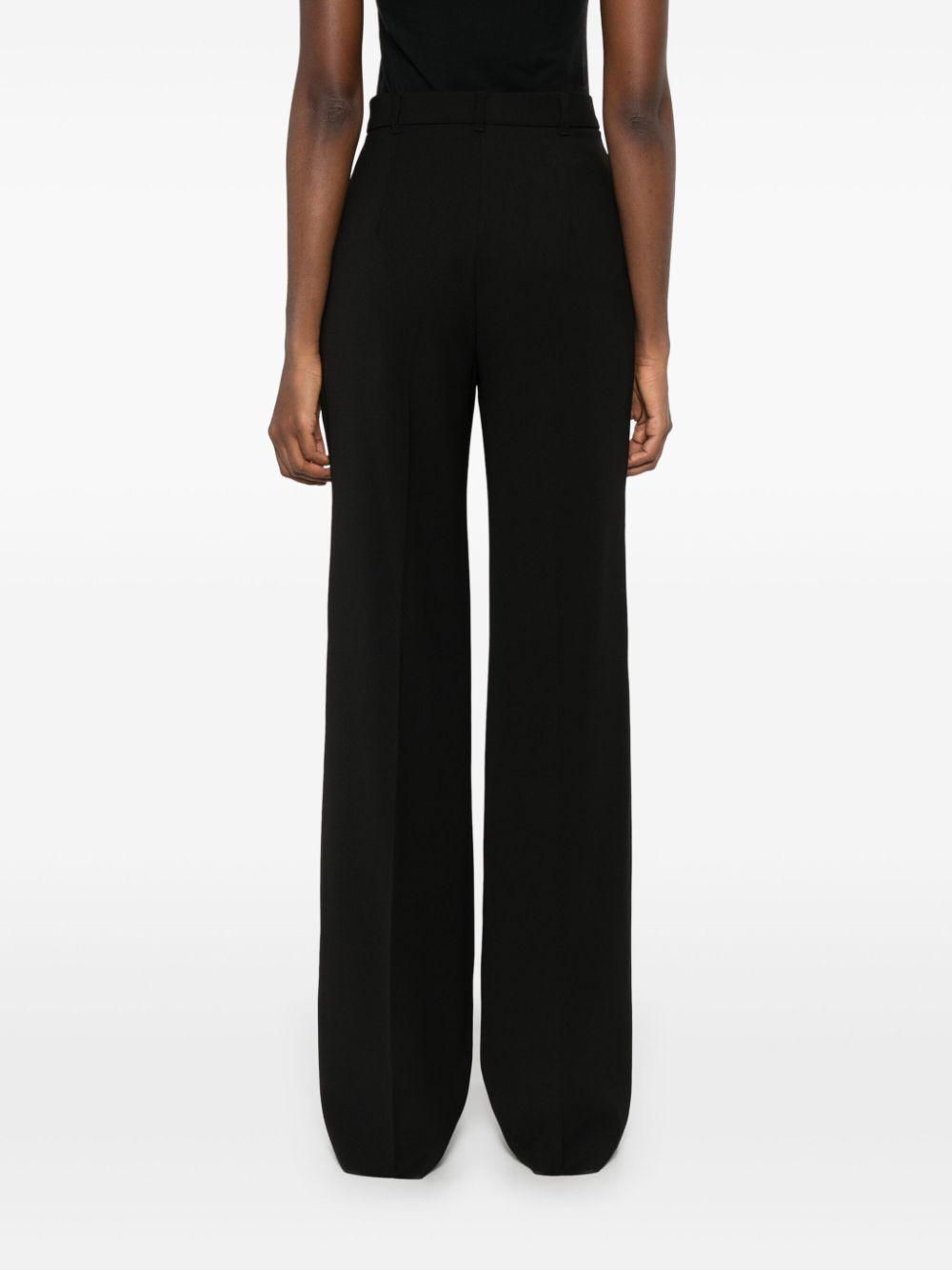 MAX MARA Virgin Wool Trousers In Black Product Image