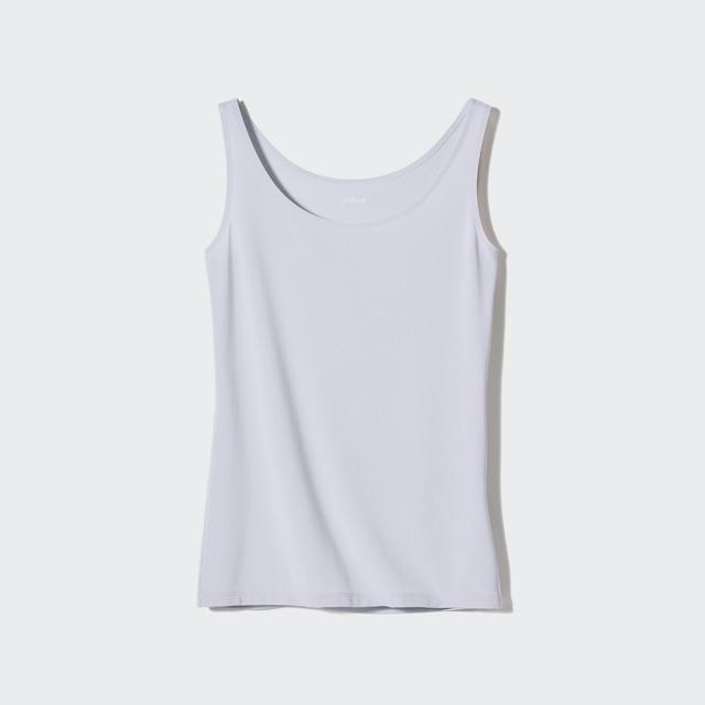 Womens Airism Sleeveless Top with Moisture-Wicking Gray Small UNIQLO US Product Image