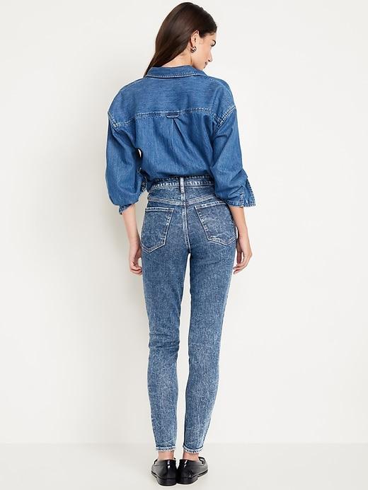 High-Waisted OG Straight Ankle Jeans Product Image