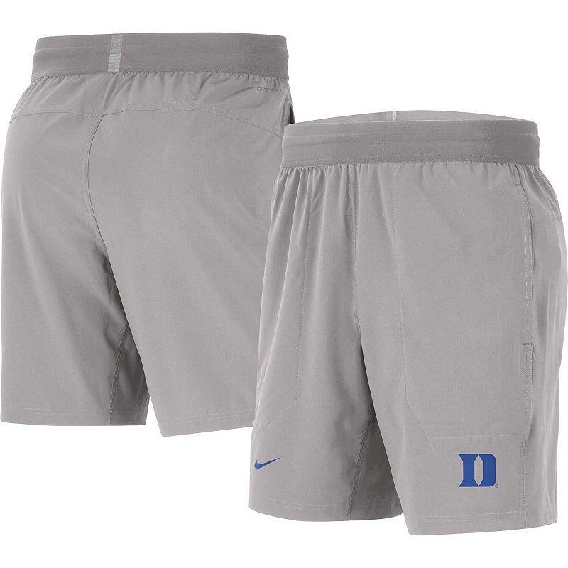 Mens Nike Gray Duke Blue Devils Player Performance Shorts Product Image