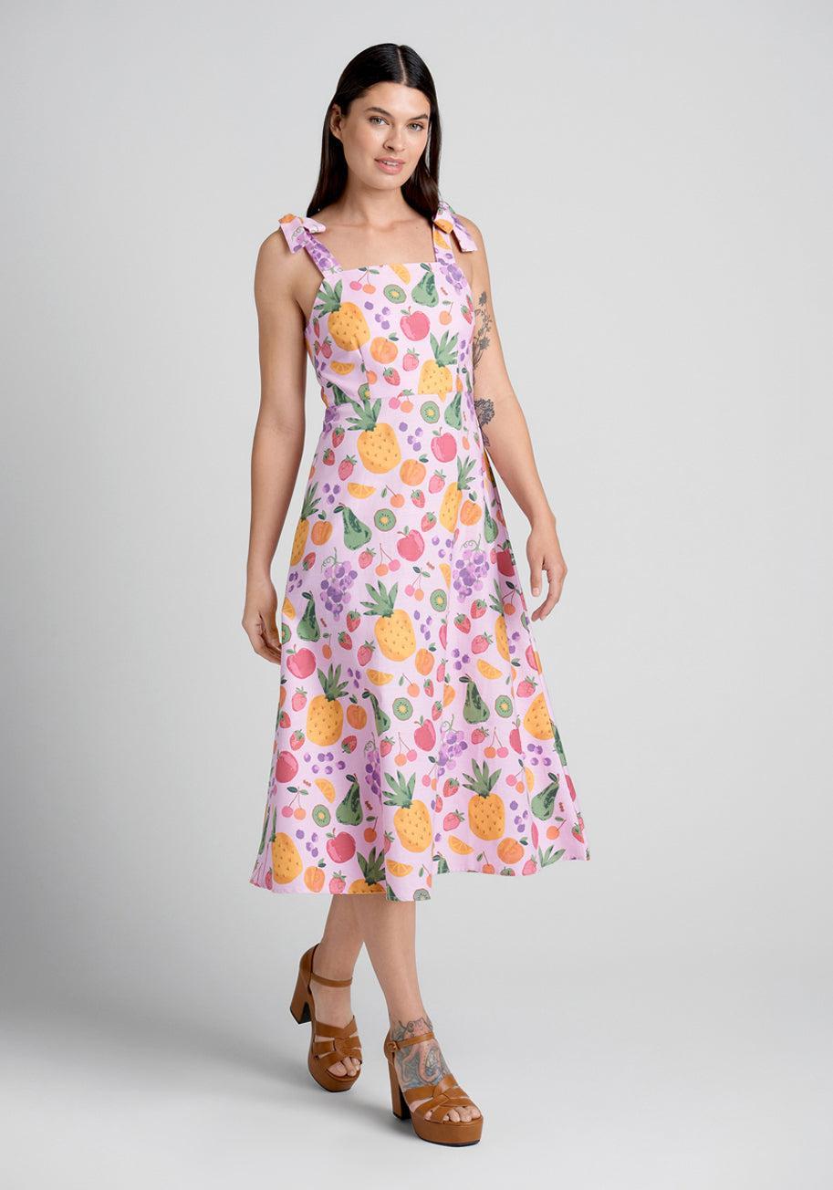 A Fresh Squeeze Midi Dress Product Image