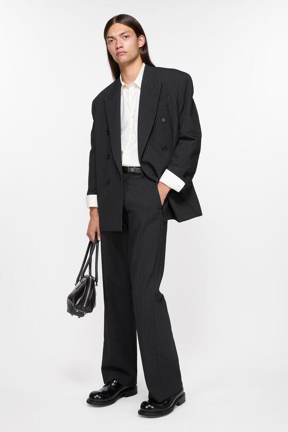 Trousers pinstripe wool blend Product Image