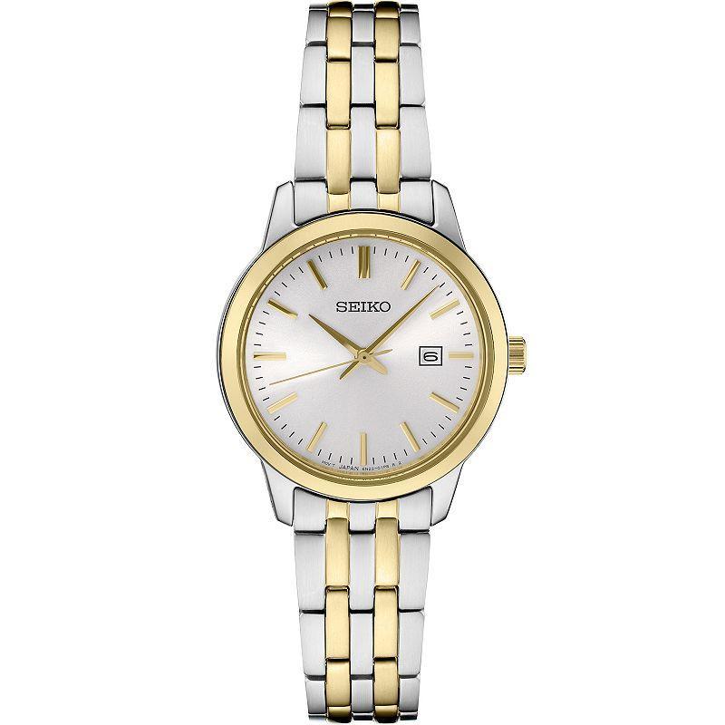 Seiko Womens Essential Two Tone Stainless Steel Watch - SUR410 Gold Silver Product Image