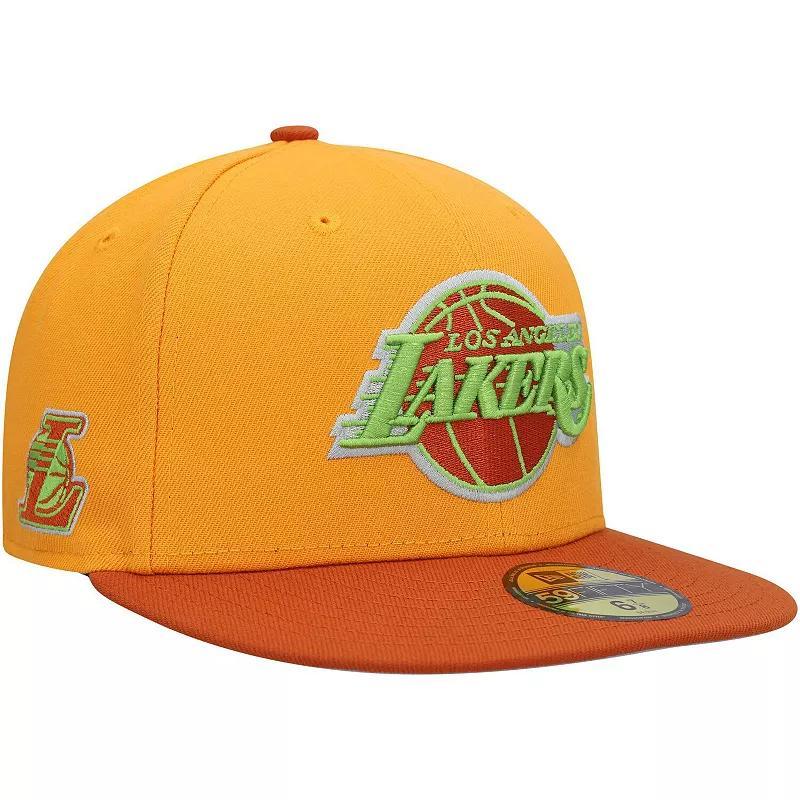 Mens New Era /Rust Los Angeles Lakers 59FIFTY Fitted Hat Product Image