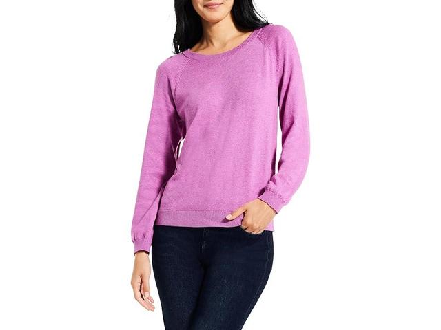 NIC+ZOE Here And There Sweater (Vivid Magenta) Women's Sweater Product Image