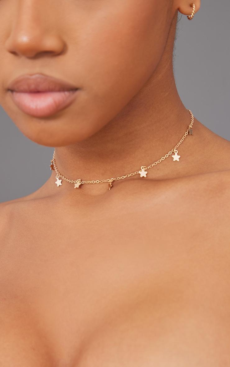 Gold Dainty Star Necklace Product Image