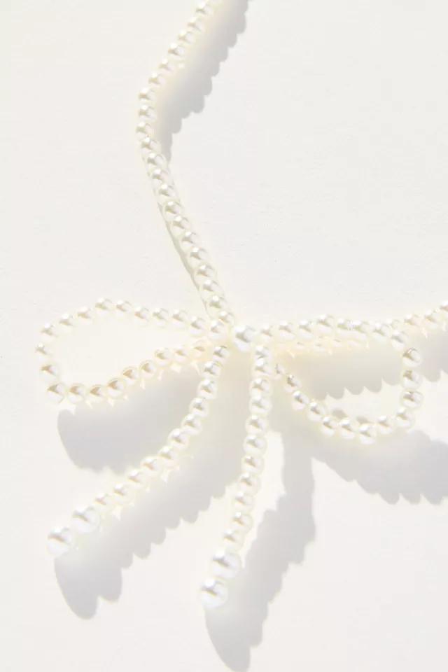 Beaded Bow Necklace Product Image