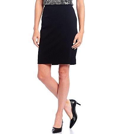 Calvin Klein Petite Size Scuba Crepe Slim Pencil Skirt product image