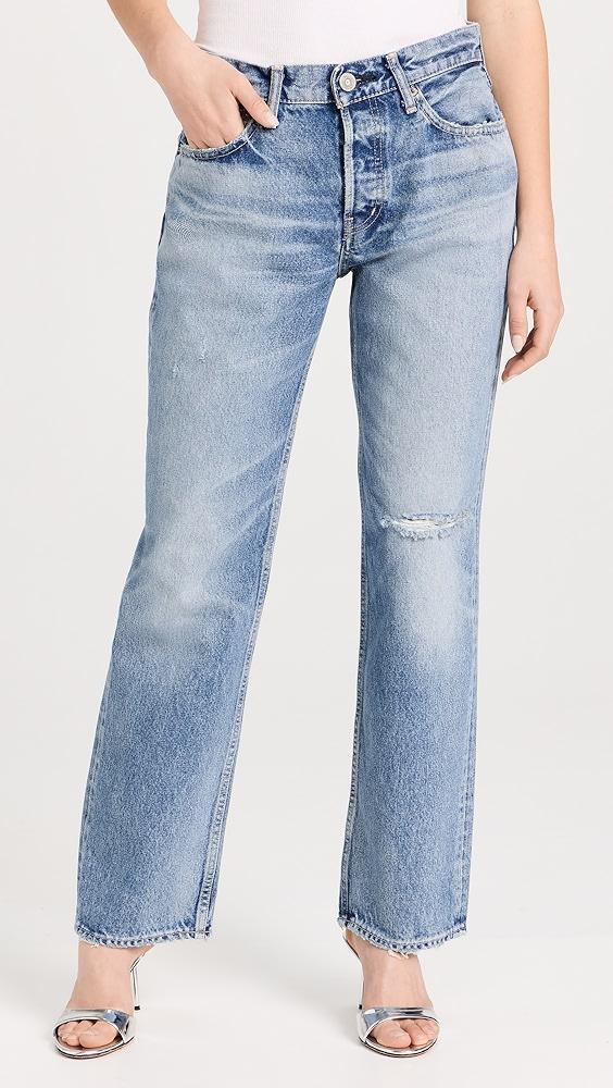 MOUSSY VINTAGE Ballard Wide Straight Jeans | Shopbop Product Image