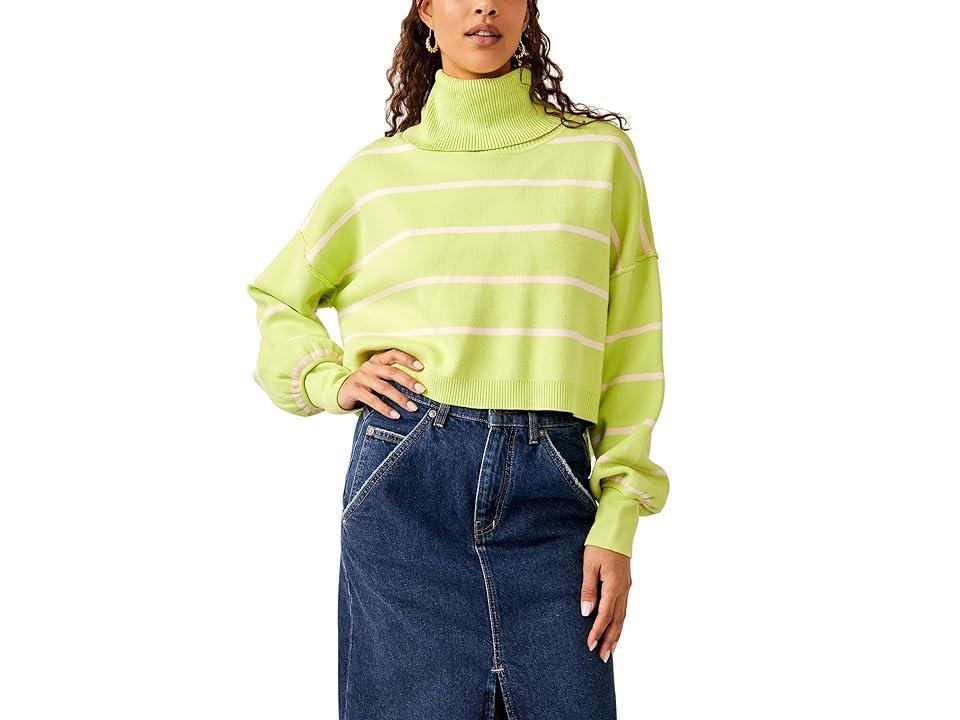 Free People Paulie Stripe Turtleneck Sweater Product Image