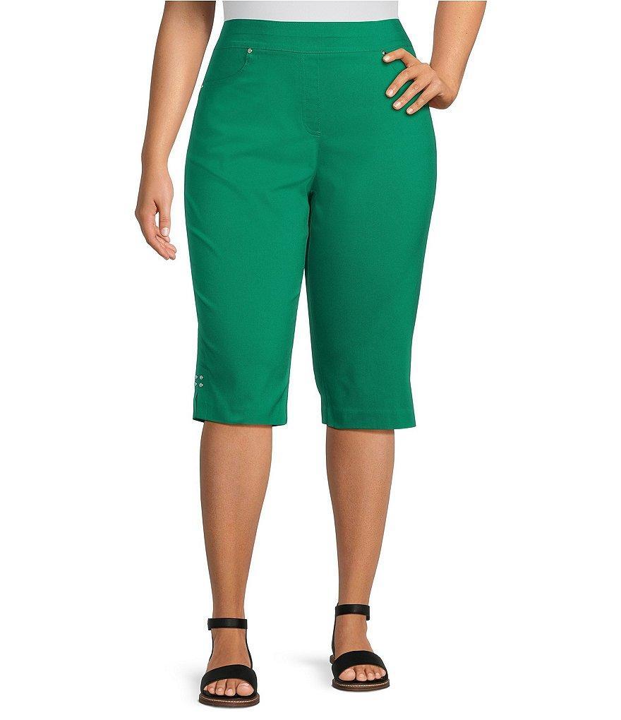 Allison Daley Plus Size Tech Stretch Pull-On Skimmer Pants Product Image