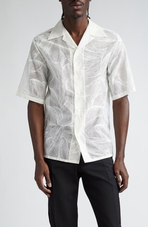 Mens Hawaiian Silk Camp Shirt Product Image