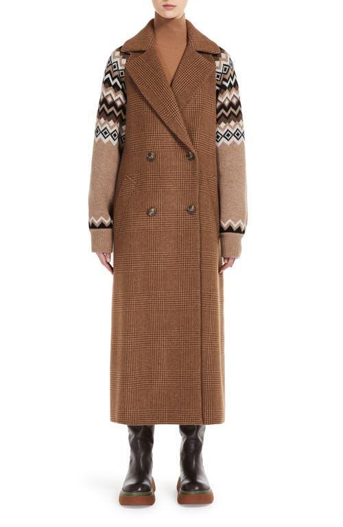 Weekend Max Mara Rieti Mixed Media Wool Coat Product Image