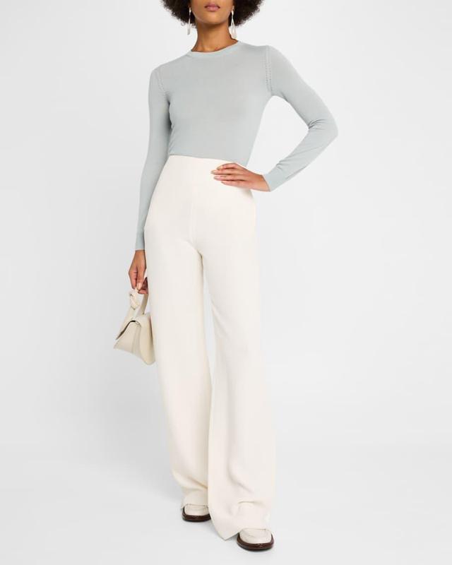 Long-Sleeve Cashmere Sweater Product Image