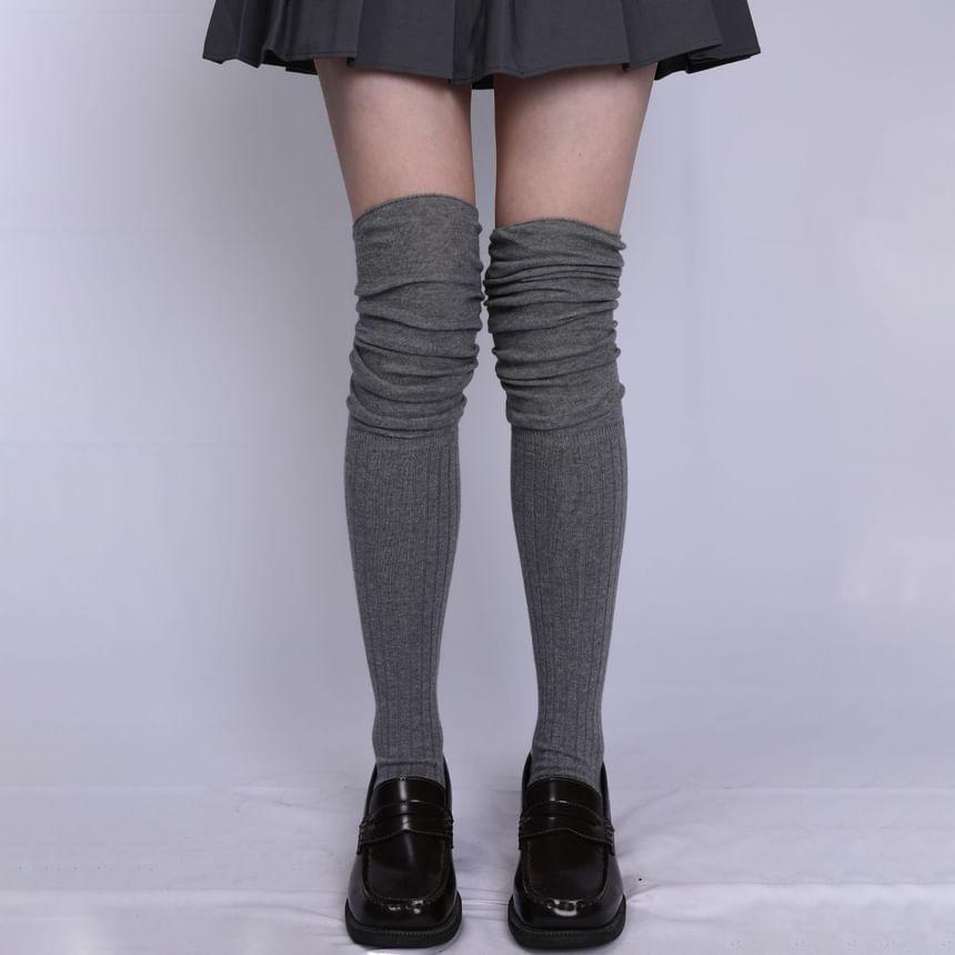 Plain Over-The-Knee Socks Product Image