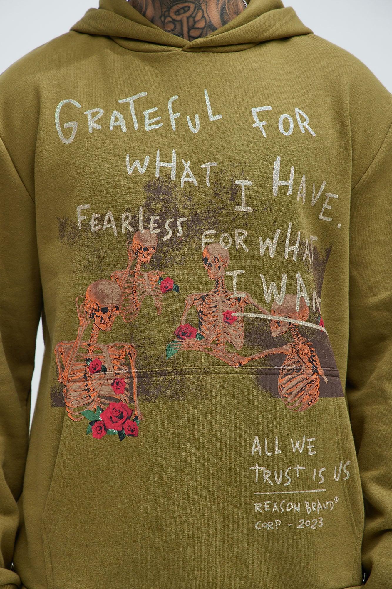 Grateful For Everything Hoodie - Green Product Image