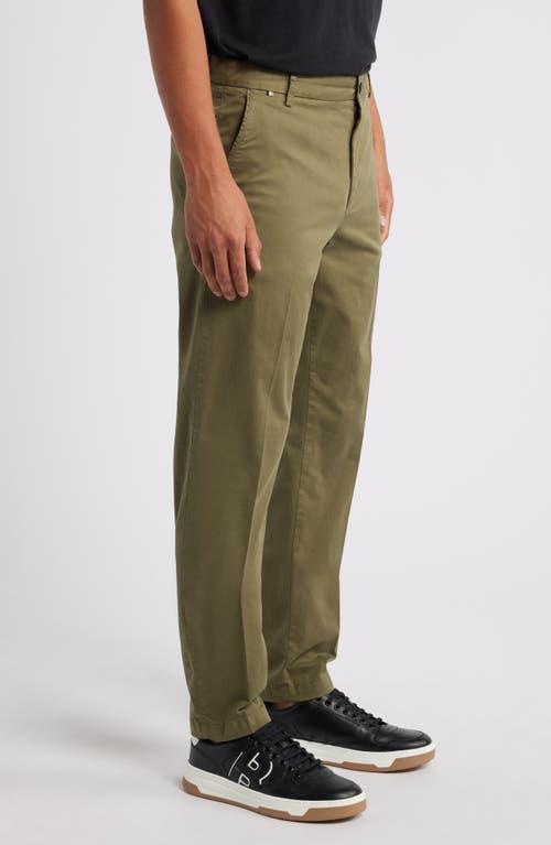 HUGO BOSS Kaiton Cotton Chinos In Green Product Image