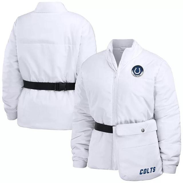 Womens WEAR by Erin Andrews Indianapolis Colts Packaway Full-Zip Puffer Jacket Product Image