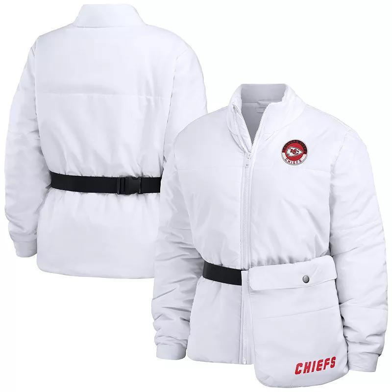 Womens WEAR by Erin Andrews Kansas City Chiefs Packaway Full-Zip Puffer Jacket Product Image