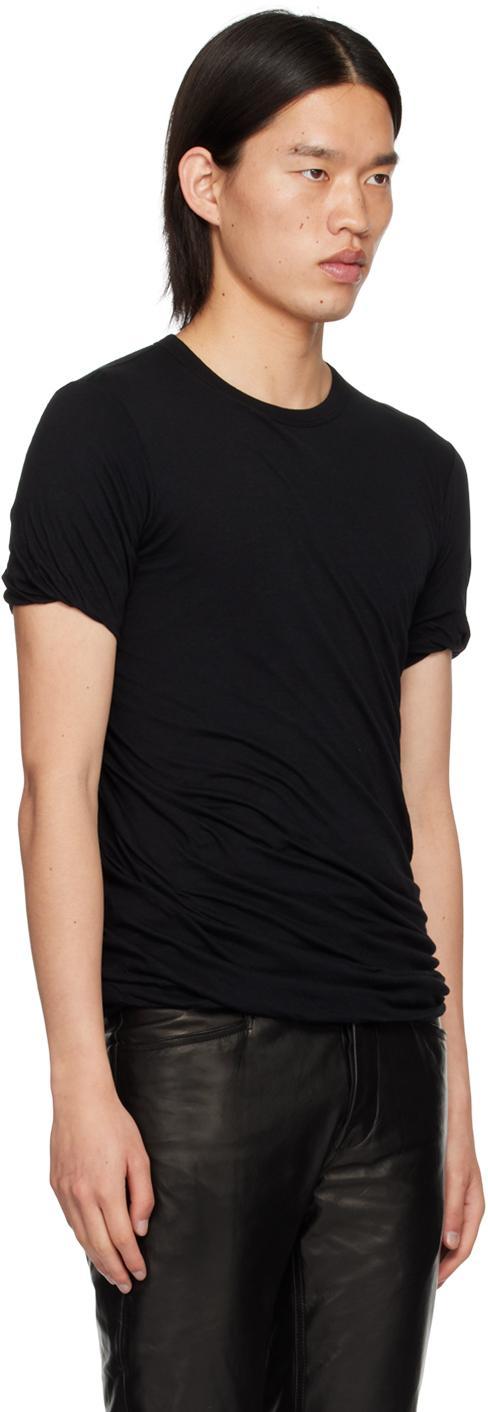 RICK OWENS Black Porterville Double T-shirt Product Image