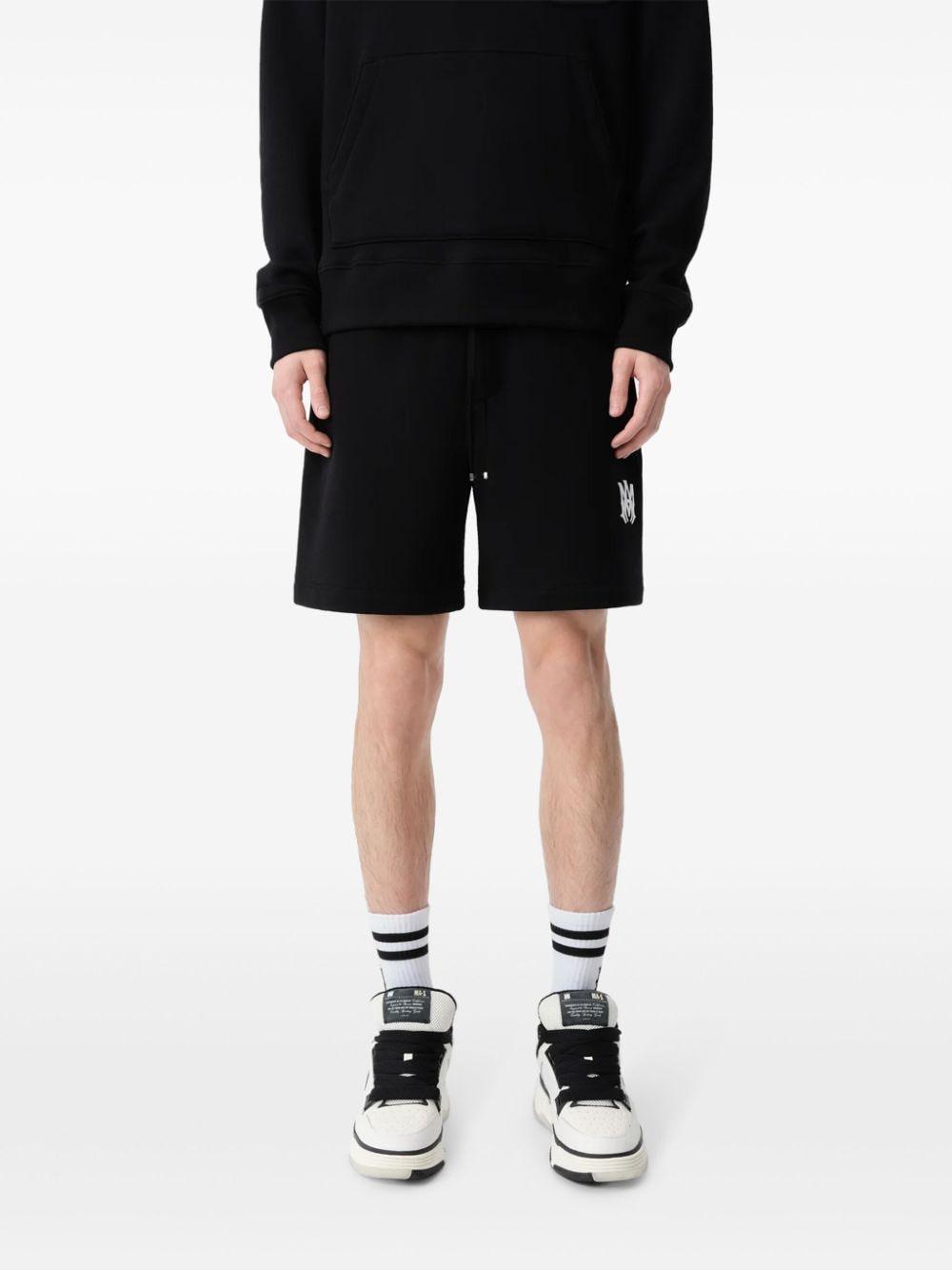 Logo-print Track Shorts In Black Product Image