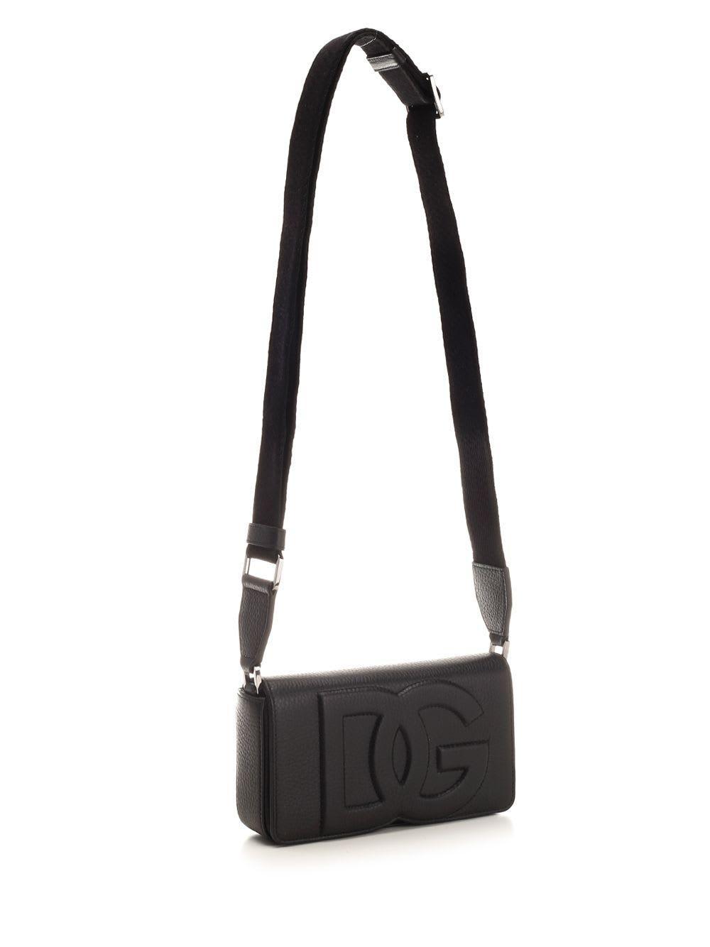 Mini Leather Bag In Black Product Image