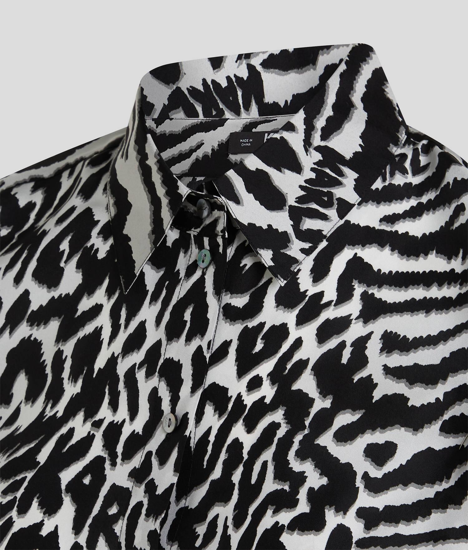 ANIMAL PRINT SILK SHIRT Product Image