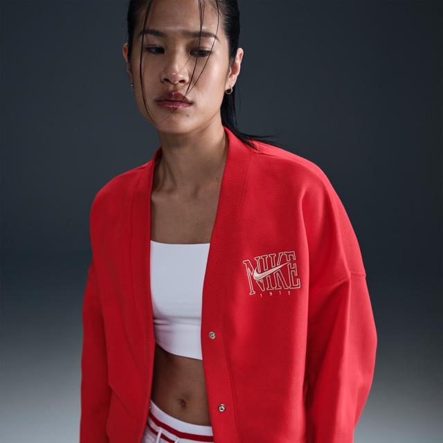 Women's Nike Sportswear Phoenix Fleece Over-Oversized Graphic Cardigan Product Image