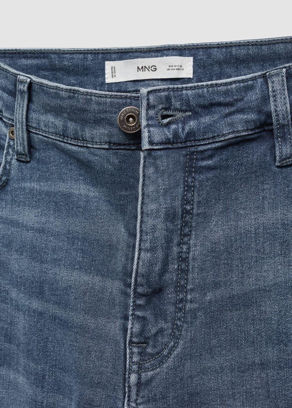 MANGO MAN - Jude skinny-fit jeans indigo blueMen Product Image