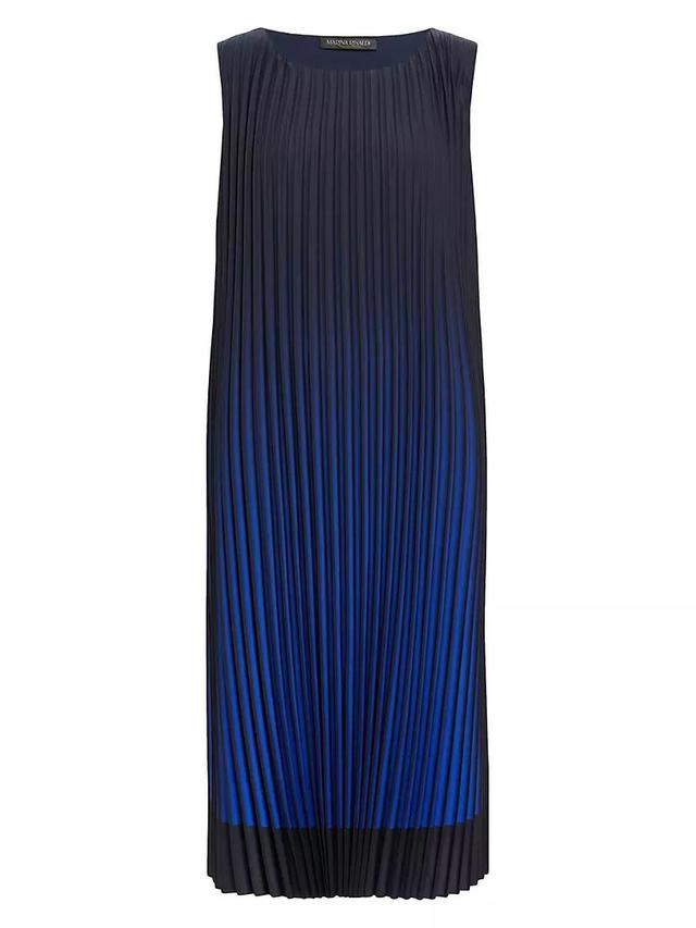 Danzare Pleated Maxi Shift Dress Product Image