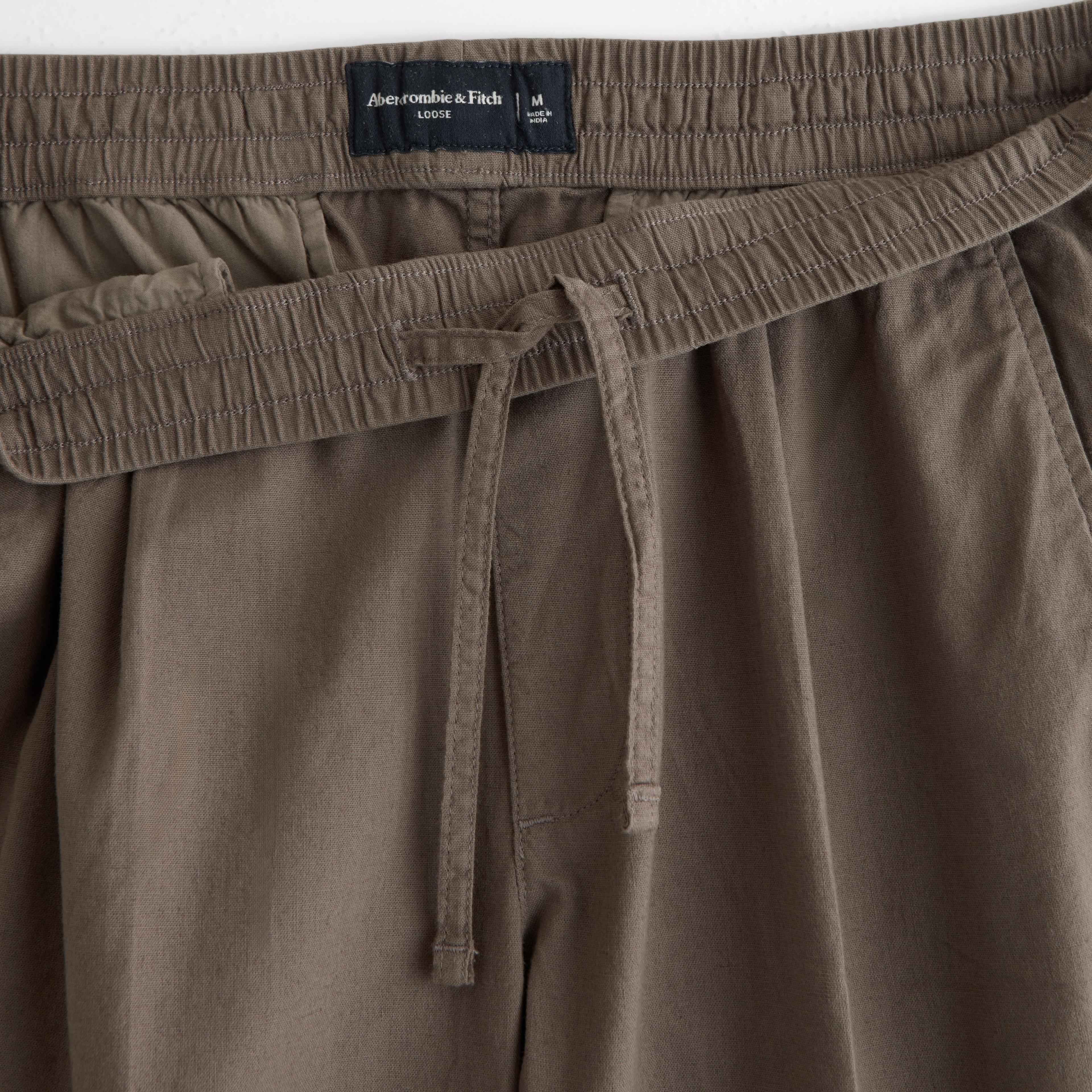 Linen-Blend Pull-On Pant Product Image