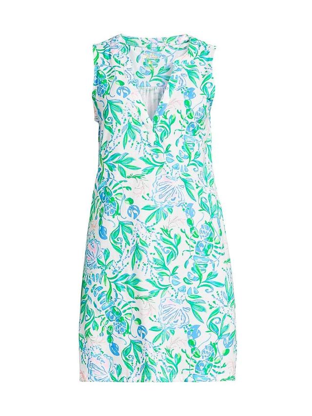 Womens Dev Floral Split V-Neck Dress Product Image