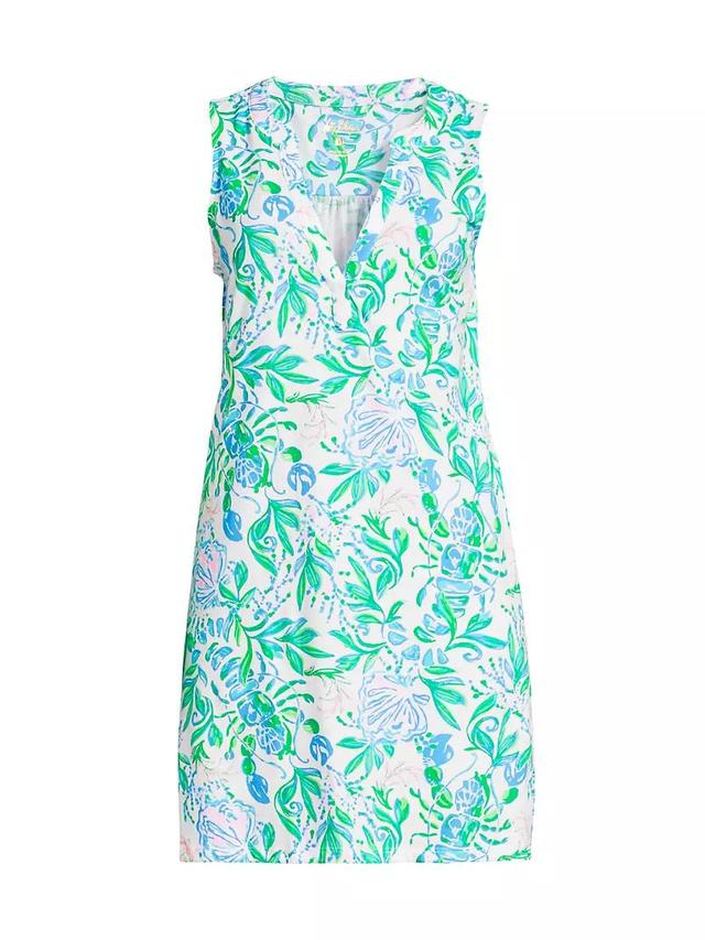 Dev Floral Split V-Neck Dress Product Image