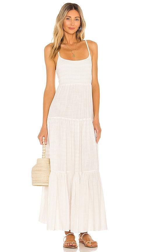 Womens Santorini Tiered Sleeveless Maxi Dress Product Image