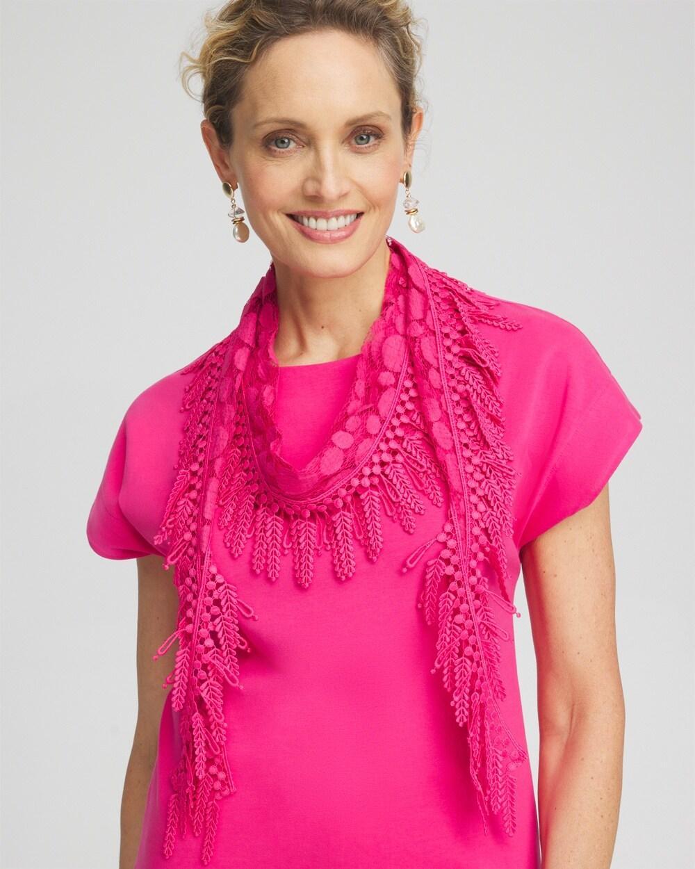 Lace Fringe Scarf Product Image