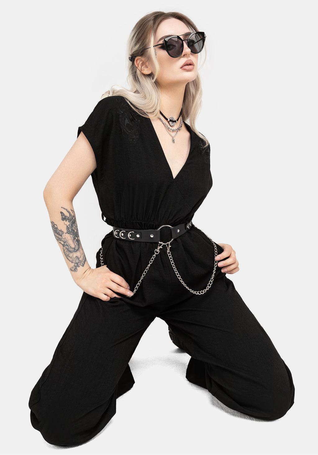 Vampyrum Embroidered Jumpsuit Product Image