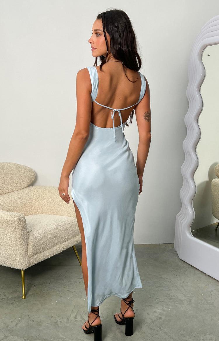 Ocean Blue Midi Dress Product Image