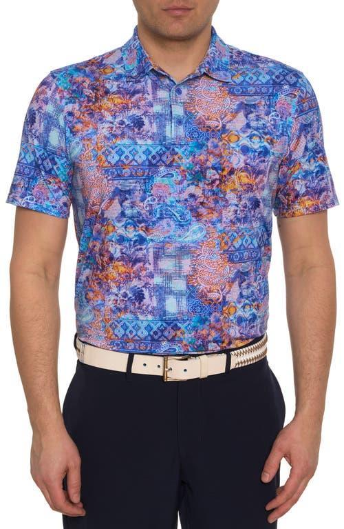 Mens Geneva Printed Short-Sleeve Polo Product Image