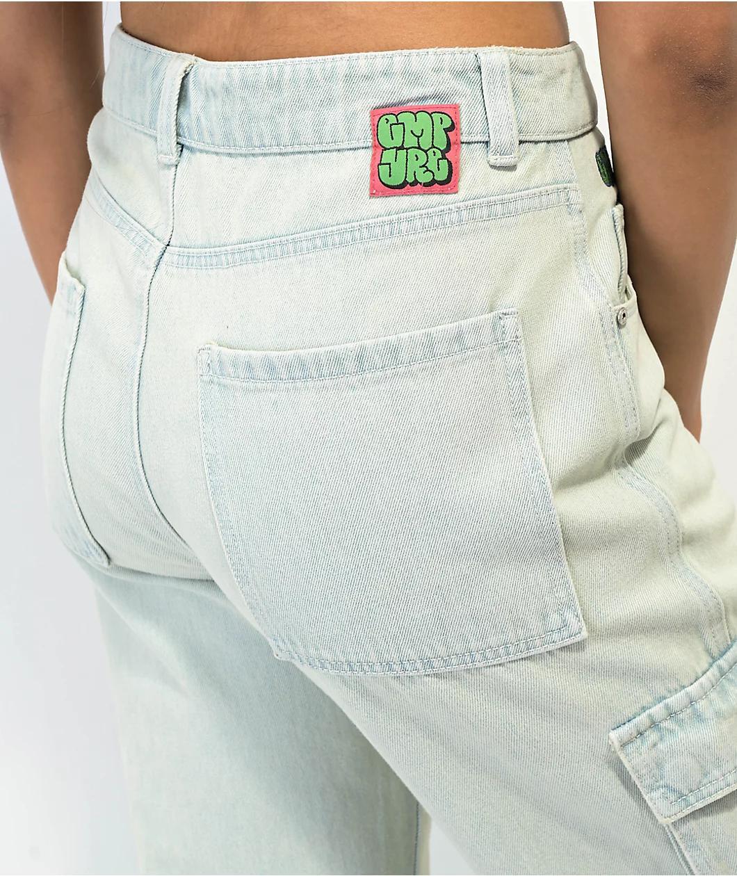 Empyre Tori Bold Peggy Wash Cargo Skate Jeans Product Image