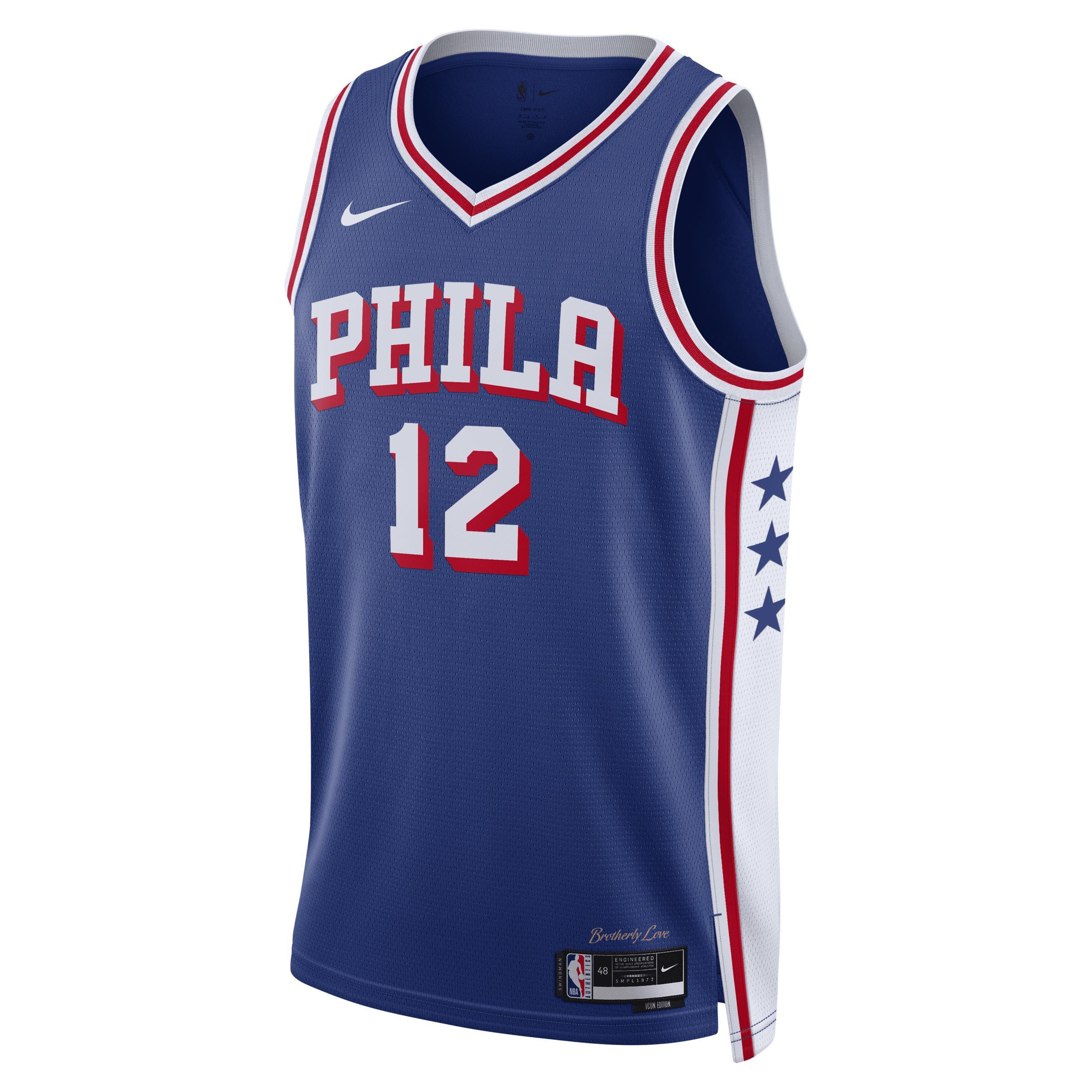 Tobias Harris Philadelphia 76ers 2023/24 Icon Edition Nike Mens Dri-FIT NBA Swingman Jersey Product Image