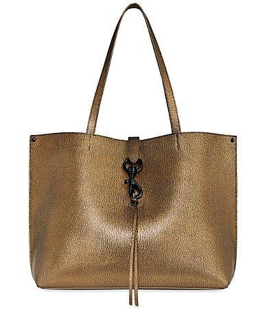 REBECCA MINKOFF Megan Metallic Tote Bag Product Image